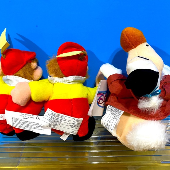 DISNEY EXCLUSIVE NWT 1990s ALICE IN WONDERLAND BEAN BAG PLUSH COMPLETE SET OF 12 - Picture 14 of 15